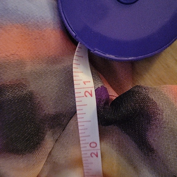 NWT NY Collection Women's Abstract Gemstone Blouse - Picture 13 of 13